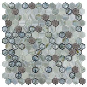 Brocade Lagoon Glassique Anthology Tile