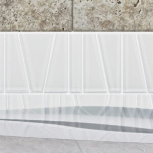 Fringe White Coral Splash Anthology Tile