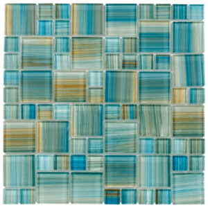 Neptune Blocks Emerald Splash Anthology Tile