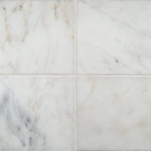 Arabescato Cararra 6x6 Honed And Beveled Tile
