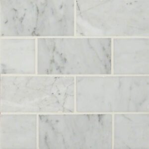 Carrara White Subway Tile 3x6