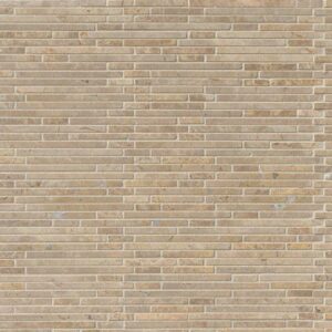 Crema Ivy Bamboo Stone Pattern In 12x12 Mesh