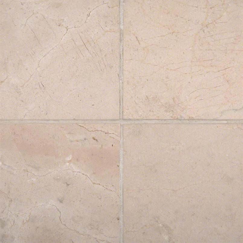 Crema Marfil 6x6 Honed and Beveled Tile