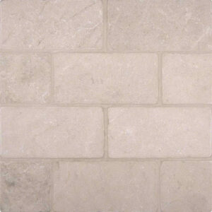 Crema Marfil Subway Tile Tumbled 3x6