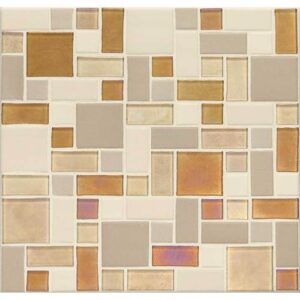 Daltile Coastal Keystones Island Harvest Block Random Mosaic CK91-7634