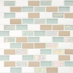 Daltile Coastal Keystones Trade Wind Brick-Joint Mosaic 5215