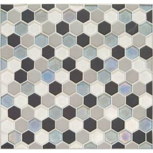 Daltile Coastal Keystones Tropical Thunder Hexagon Mosaic CK88-7637