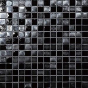 Daltile Glass Horizons Black Sand Mosaic
