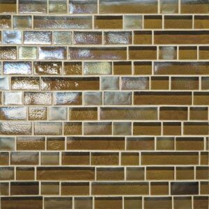 Daltile Glass Horizons Driftwood Random Linear Mosaic