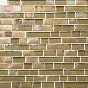 Daltile Glass Horizons Lagoon Random Linear Mosaic