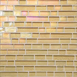 Daltile Glass Horizons Reed Random Linear Mosaic