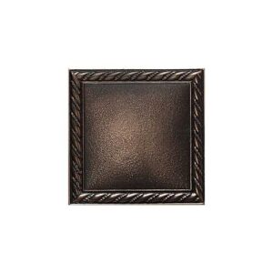 Daltile Ion Metals Antique Bronze Rope Deco 4 1 4 X 4 1 4