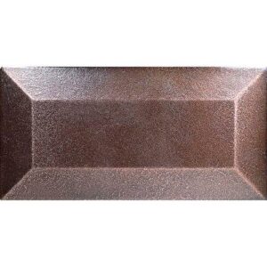 Daltile Ion Metals Oil Rubbed Bronze 3 X 6 Bevel Wall Tile