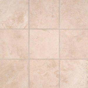 Durango Cream 4x4 Honed And Beveled Tile