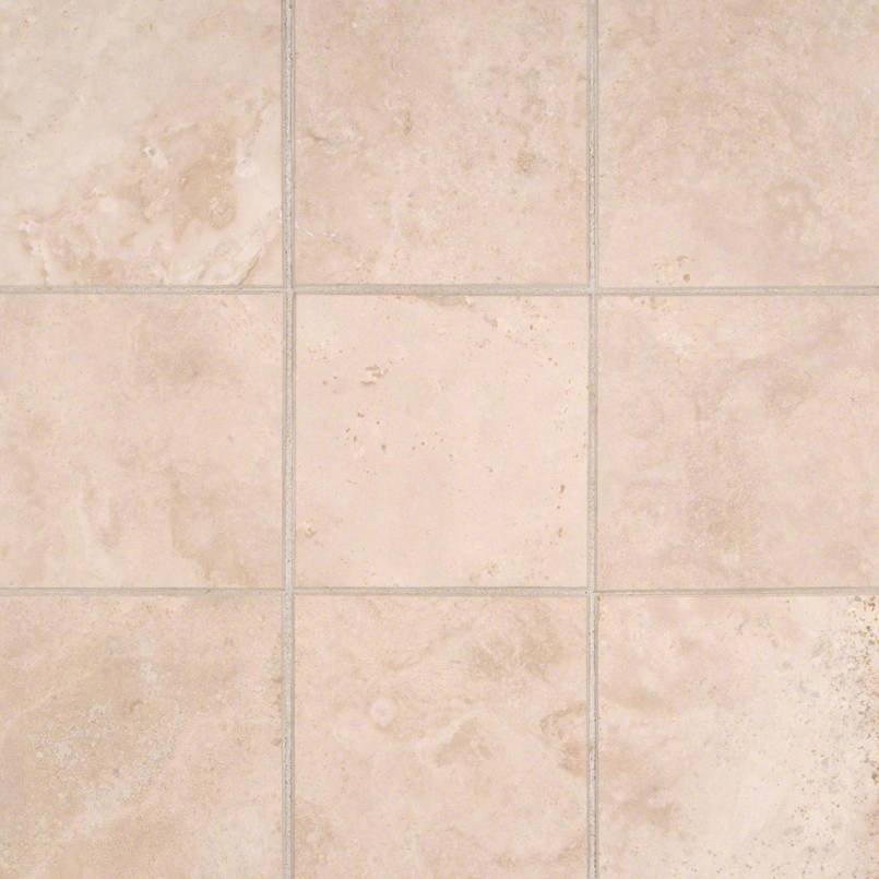 Durango Cream 4x4 Honed And Beveled Tile