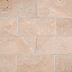Durango Cream Subway Tile Tumbled 3x6