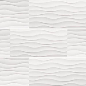 Dymo Wavy White 12x24 Glossy