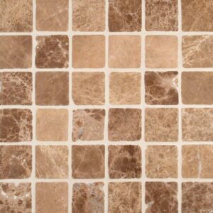 Emperador Light 2x2 Tumbled