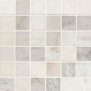 Greecian White 2x2 Polished In 12x12 Mesh