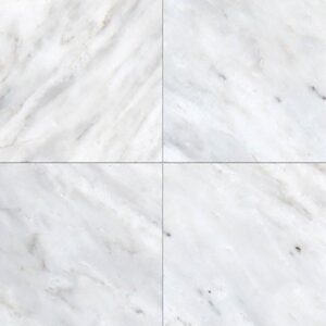 Greecian White 6x6 Polished And Beveled Tile