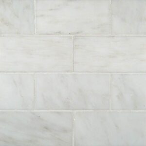Greecian White Marble Subway Tile 3x6