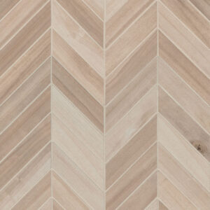 Havenwood Beige Chevron Mosaic 12x15