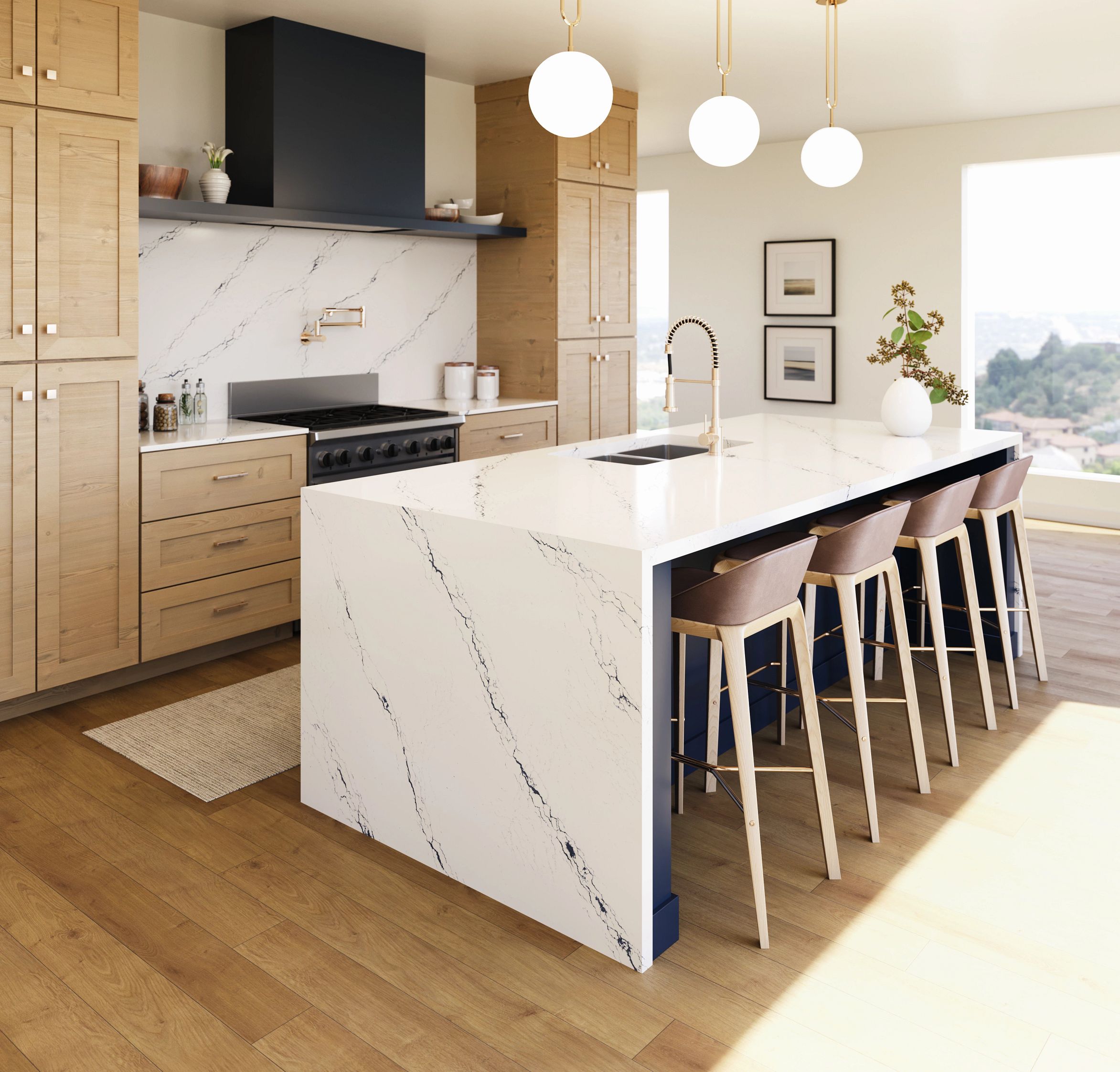 Inverness Cobalt Cambria Quartz - Image 6