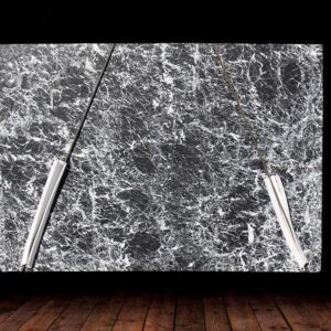 Nero Levanto Leather Finish Marble