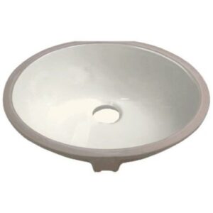 Bisque Oval Undermount Sink