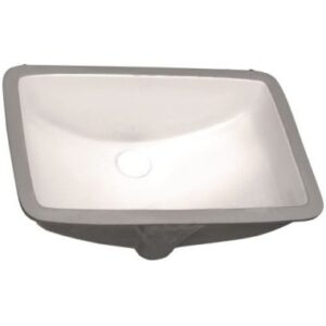 Bisque Rectangular Undermount Sink