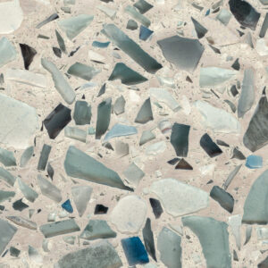 Palladian Grey Sea Pearl Finish Vetrazzo