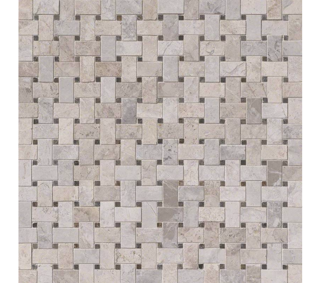 Tundra Gray Basketweave Pattern Polished - Image 2