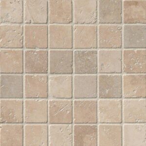 Tuscany Classic 2x2 Tumbled In 12x12 Mesh