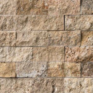 Tuscany Scabas 2x4 Split Face In 12x12 Mesh