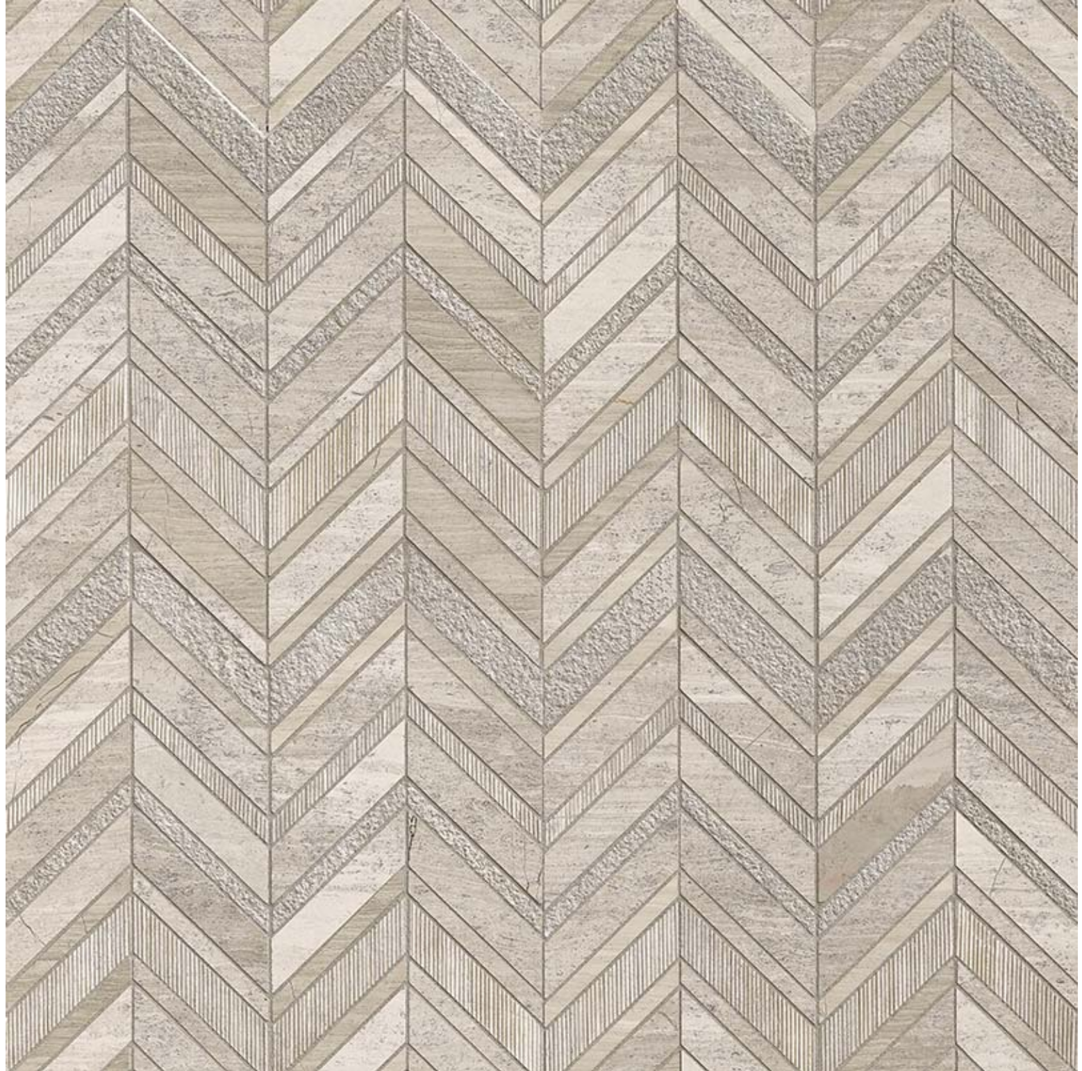 White Quarry Chevron Pattern - Image 2