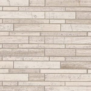 White Quarry Interlocking Pattern Honed
