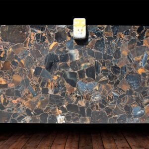 Wild Tiger Eye Blue Semi Precious Gemstone