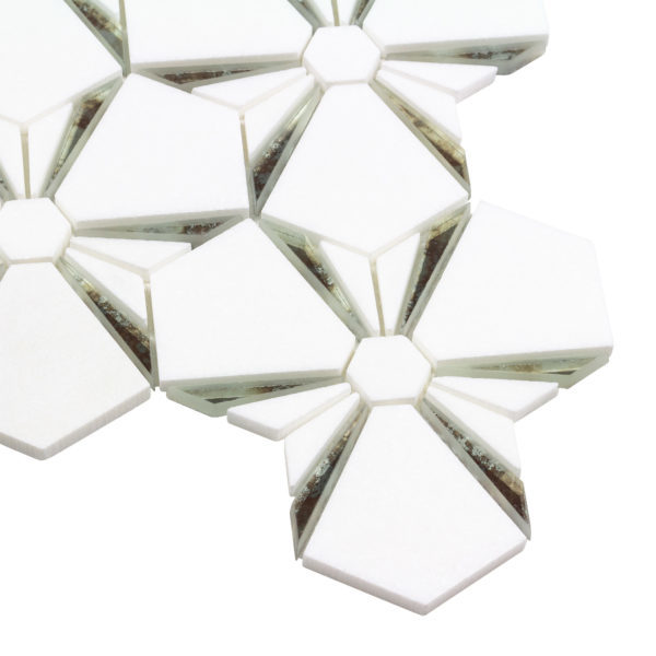 Alternative view of Kaleidoscope Silver Dazzle Anthology Tile