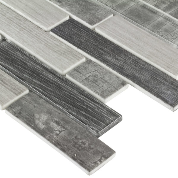 Alternative view of Wonderwood Grey Linear Fabrique & Nature Anthology Tile