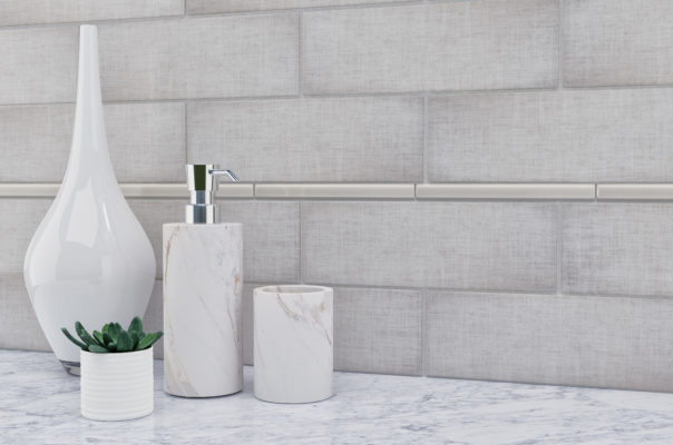 Pencil Haze Anthology Tile Backsplash