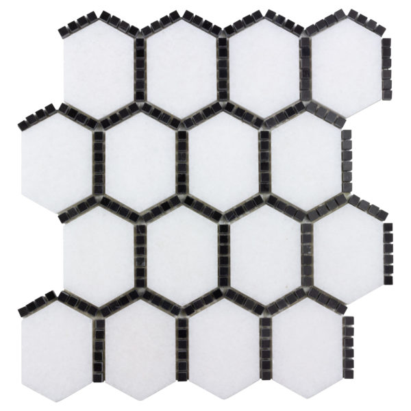 Jeweled Hex Sable Black The Finish Line Anthology Tile - Image 3