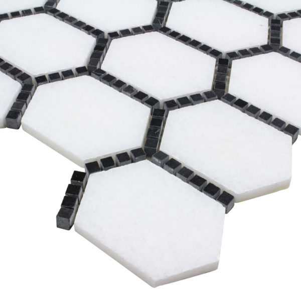 Alternative view of Jeweled Hex Sable Black The Finish Line Anthology Tile