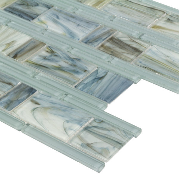 Alternative view of Interlude Lagoon Glassique Anthology Tile