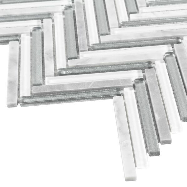 Alternative view of Frost Herringbone Seasons Anthology Tile