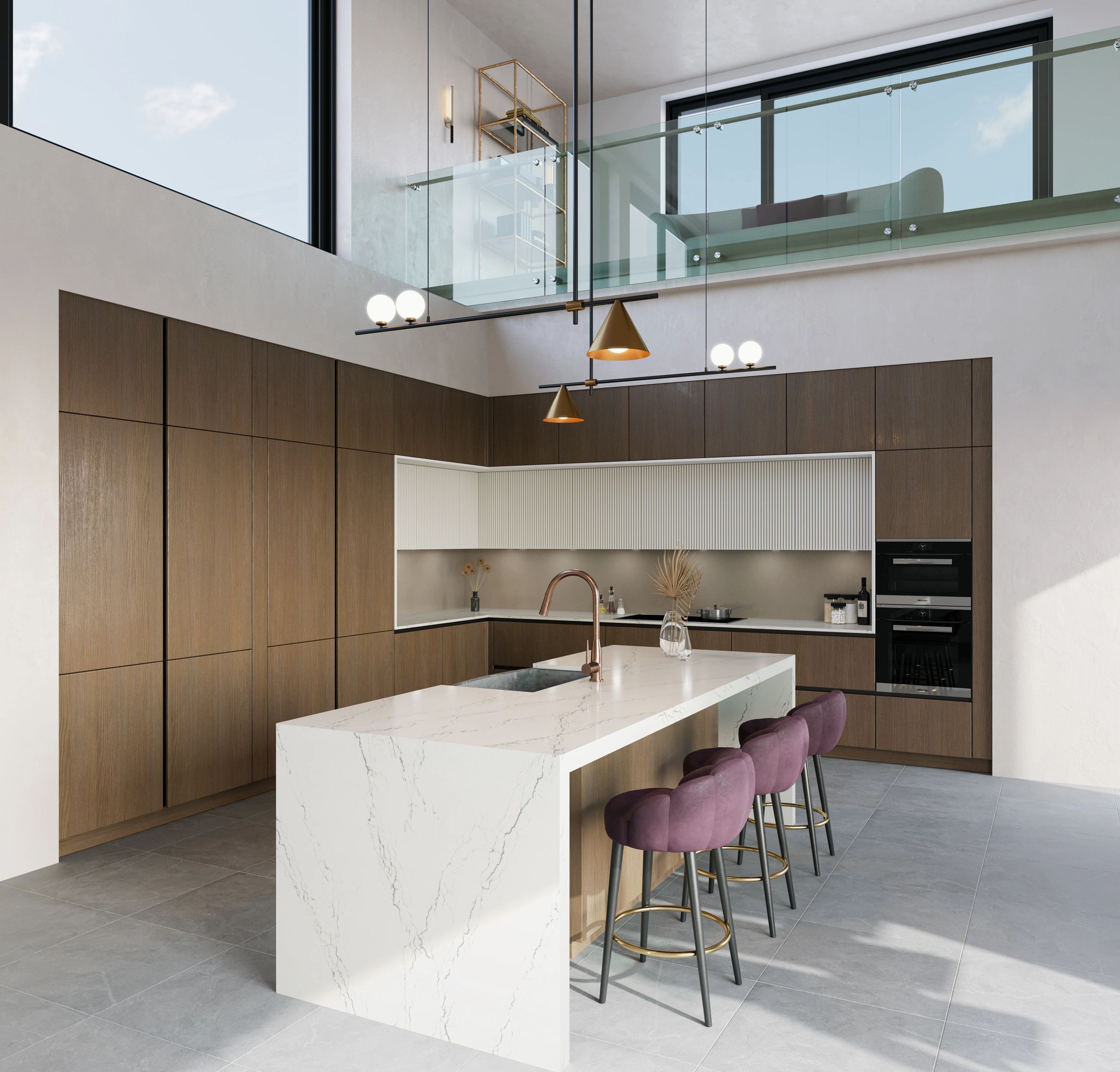 Abbey Cambria Quartz Kitchen Countertops