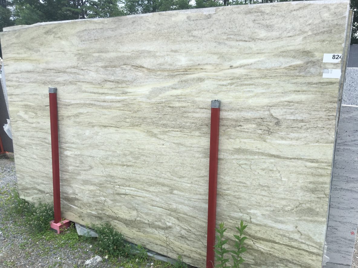 Aqua Venato Leather Finish Granite Slab