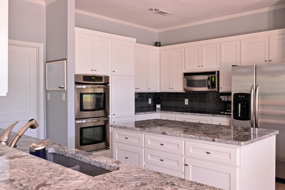 Ash Blue Granite Kitchen