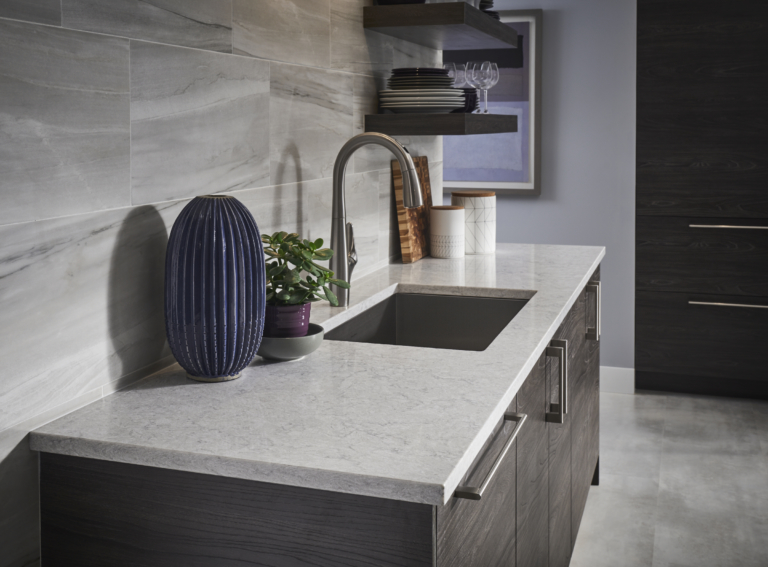 Aura LG Viatera Quartz Kitchen Sink Countertops