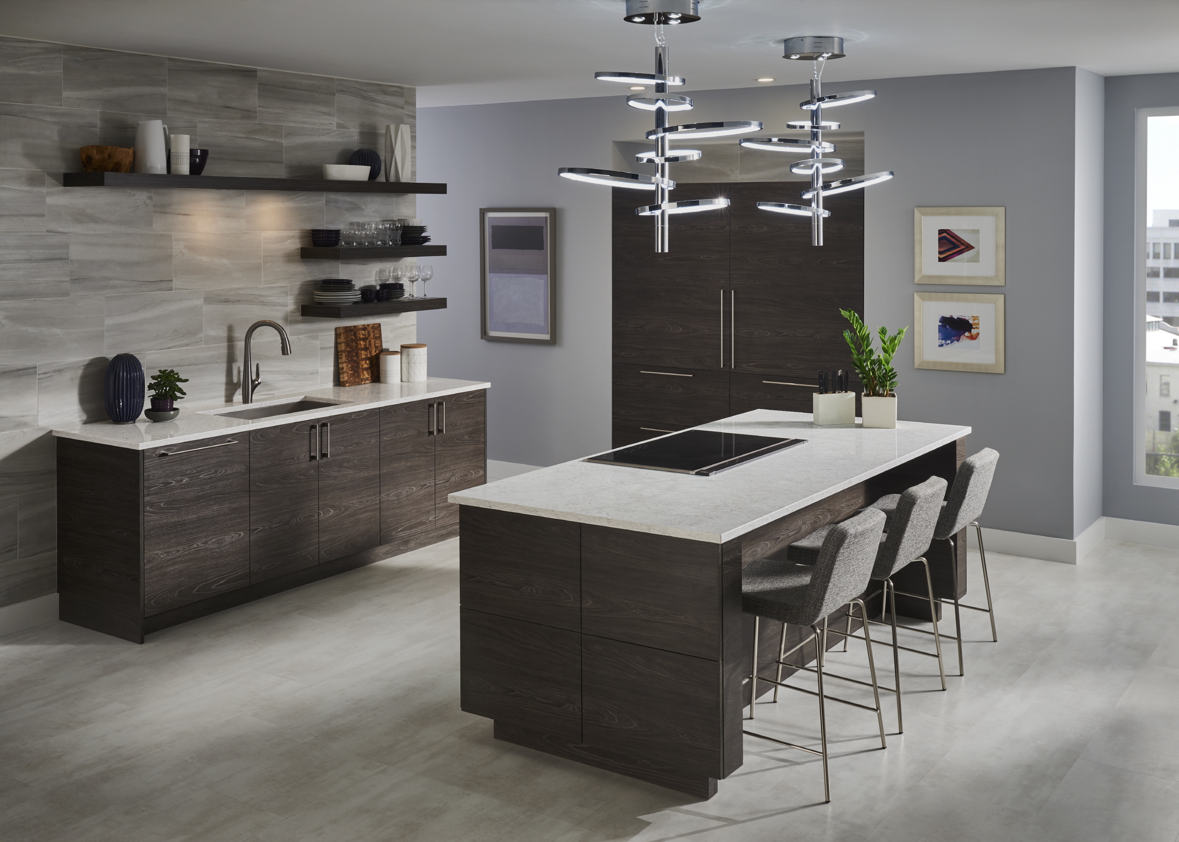 Aura LG Viatera Quartz Kitchen