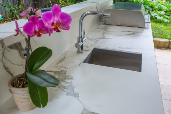 Aura15 Dekton Countertops with Undermount Sink